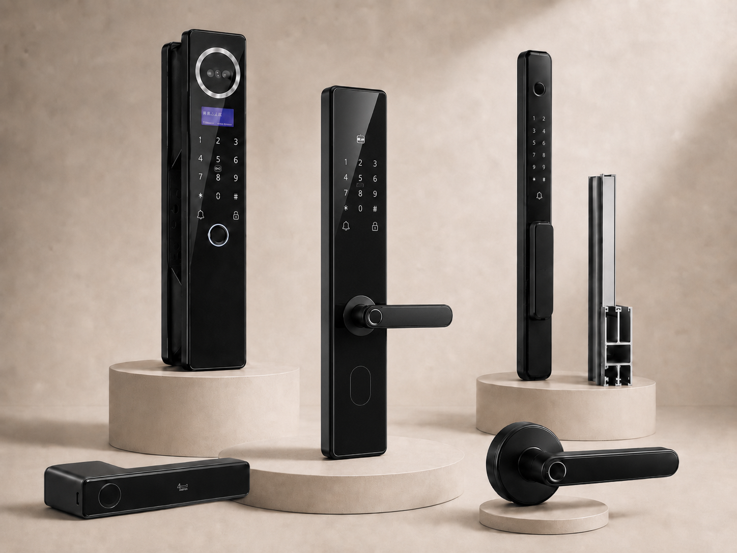 Smart and electronic door locks for entrance and interior doors